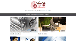 Desktop Screenshot of educasuisse.ch